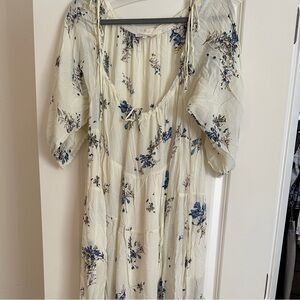 Olivaceous dress size L. Meant to be flown. So gorgeous just never worn.